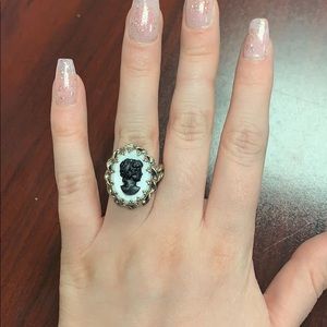 Adjustable Cameo ring